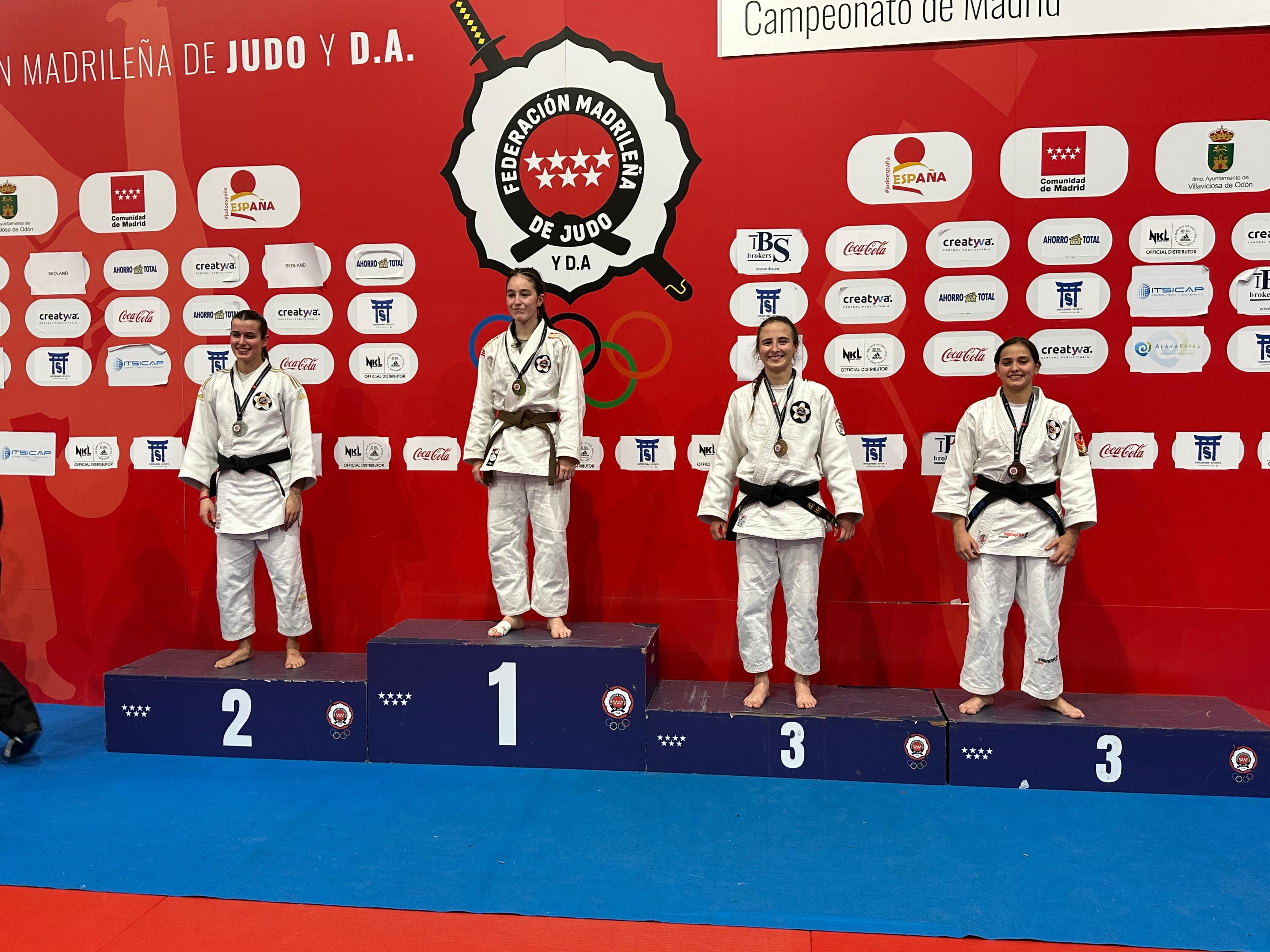 7 medallas en el Open Nacional de Jiu-Jitsu. Madrid 16-11-25. Resultados